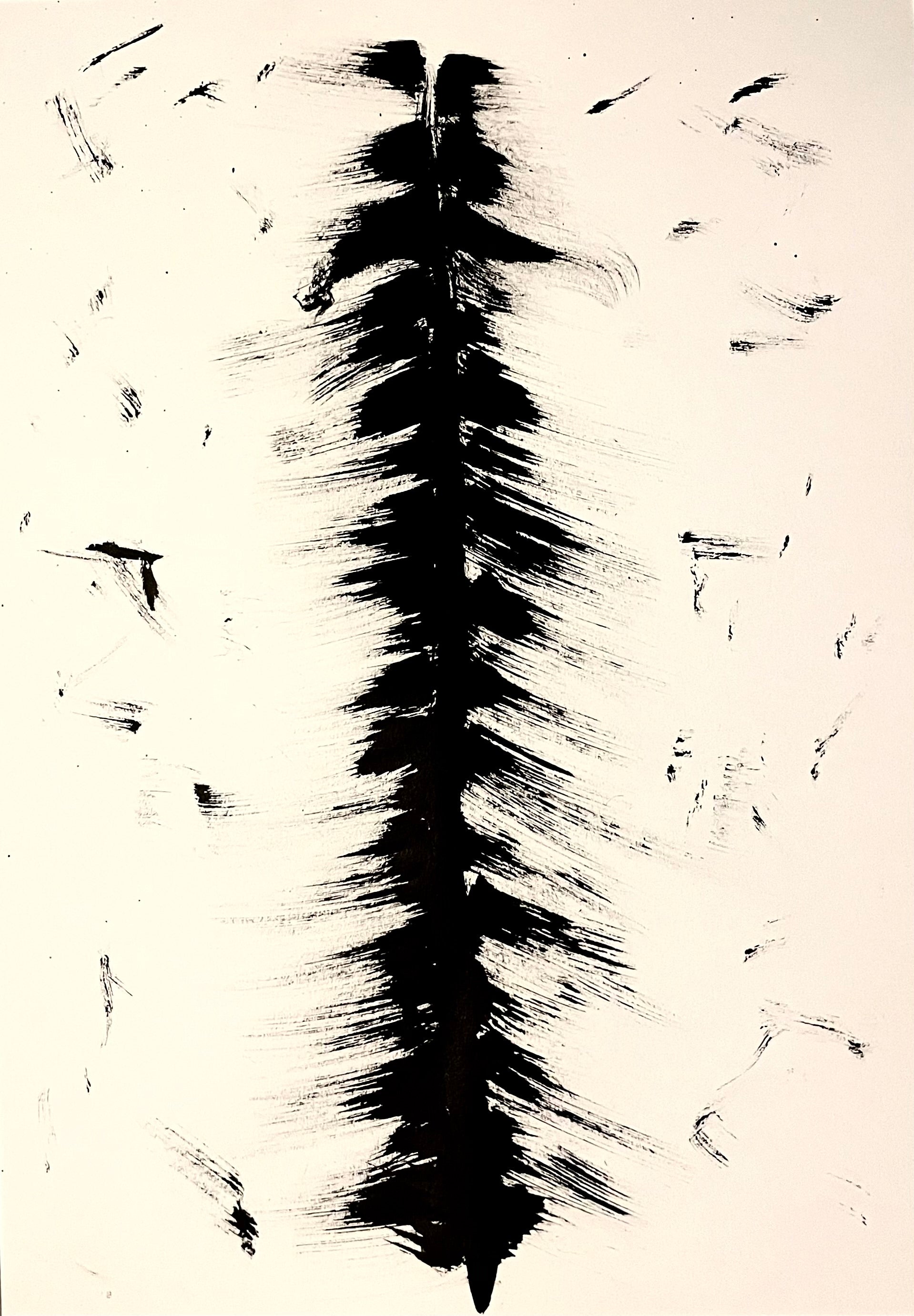 "Feather Spine" A3 Giclée Print image 0