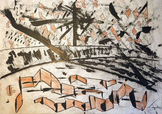 "Unfolded Armenian Paper" A3 Giclée Print image 0