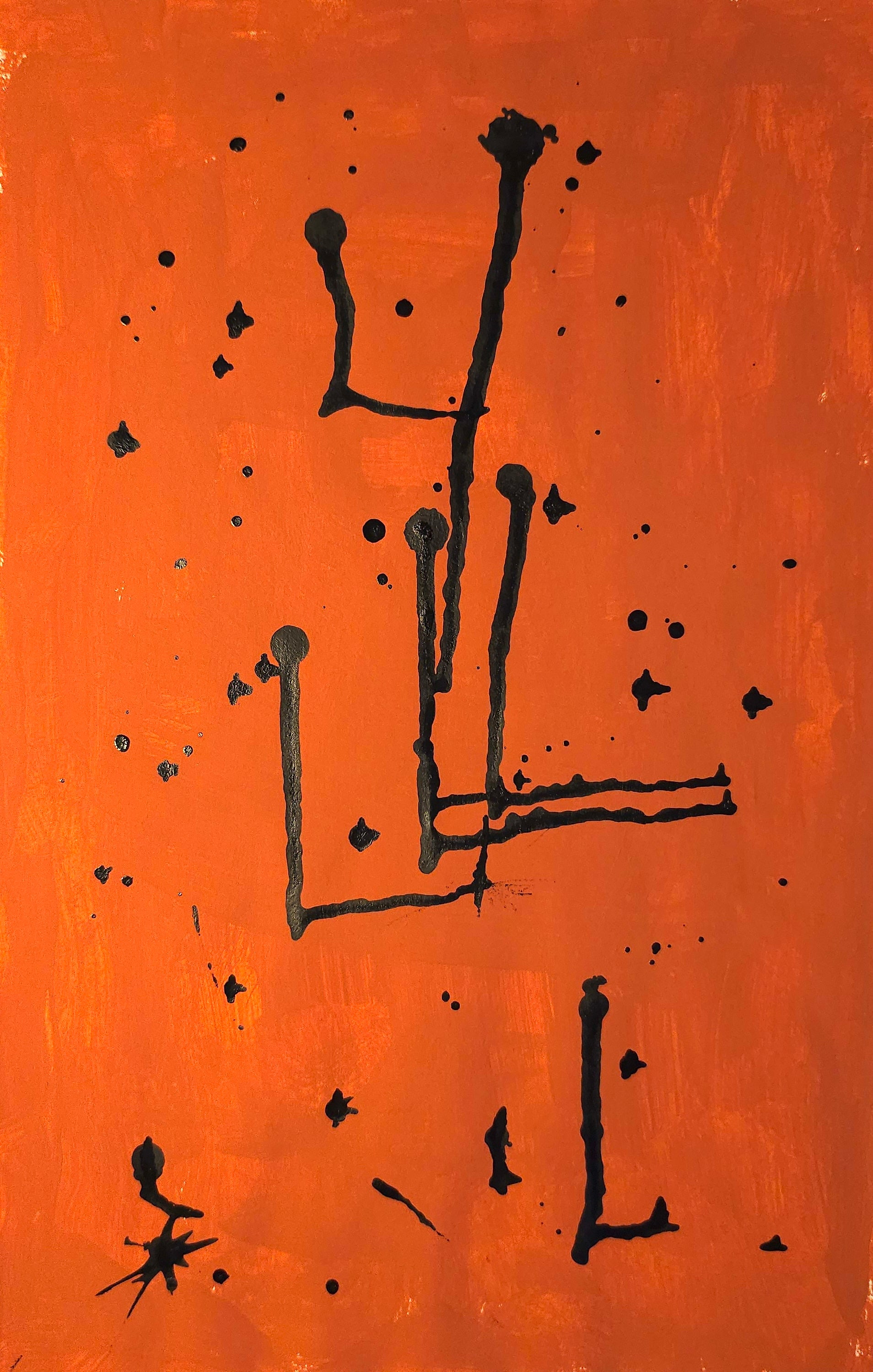 "Red Night I" A5 Giclée Print image 0